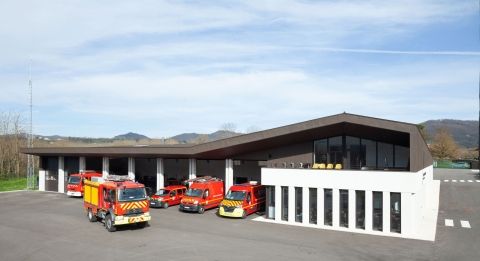 CONSTRUCTION D'UN CENTRE D'INCENDIE ET DE SECOURS ET D'UN CENTRE D'ENTRETIEN ROUTIER À VINAY (38)