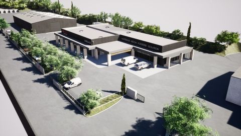 EXTENSION ET REHABILITATION D'UN BATIMENT COMMERCIAL GEDIMAT A AUBENAS